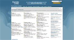 Desktop Screenshot of danskelinks.dk