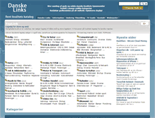 Tablet Screenshot of danskelinks.dk