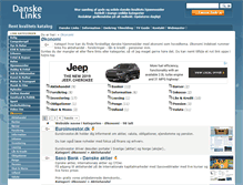 Tablet Screenshot of oekonomi.danskelinks.dk