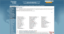 Desktop Screenshot of online-handel.danskelinks.dk