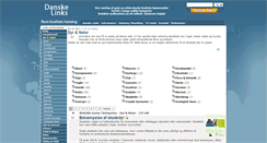 Desktop Screenshot of dyr-natur.danskelinks.dk