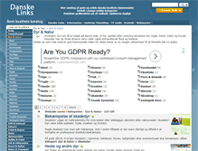Tablet Screenshot of dyr-natur.danskelinks.dk