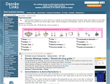 Tablet Screenshot of hjemmesider.danskelinks.dk